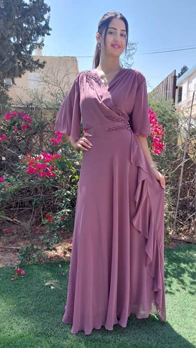 שמלה שיפון EIFFEL