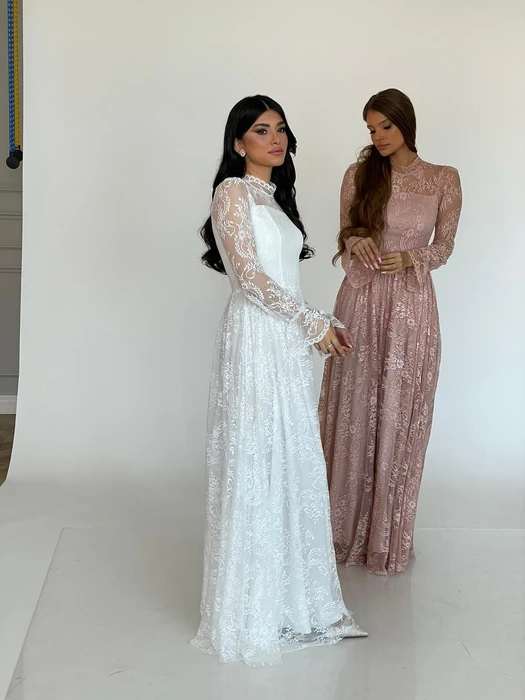 שמלה ערב תחרה