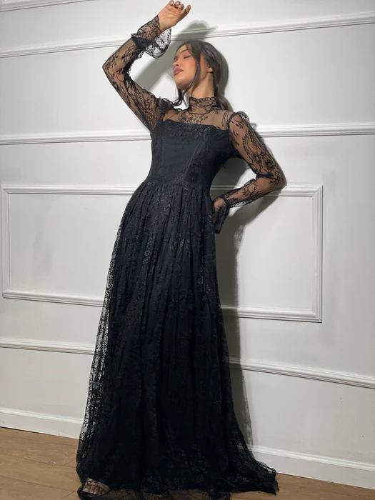 שמלה ערב תחרה